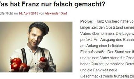 Lesetipp: Was hat Franz nur falsch gemacht? Von Alexander Graf