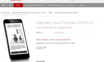 Mobiles Template: evectio® UG stellt kostenloses Template bereit