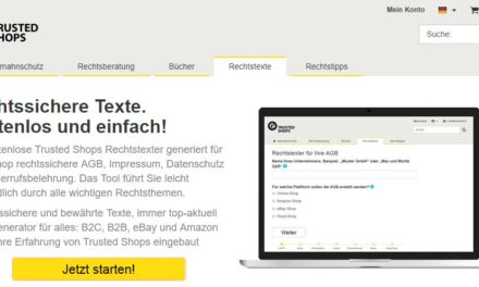 Kostenlose Rechtstexte hier bei Trusted Shops