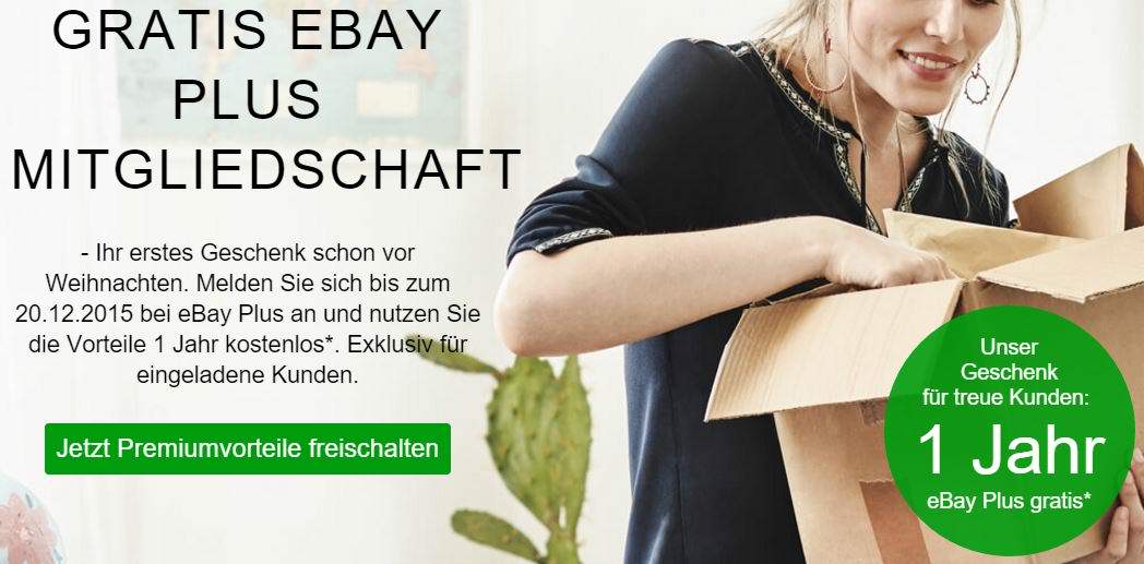 eBay PLUS Mitgliedschaft gratis – jetzt für 12 Monate [UPDATE]