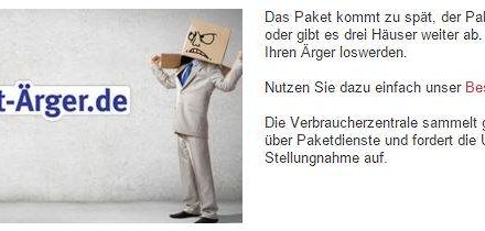 Paket-Ärger.de Das Beschwerdeportal der VBZ