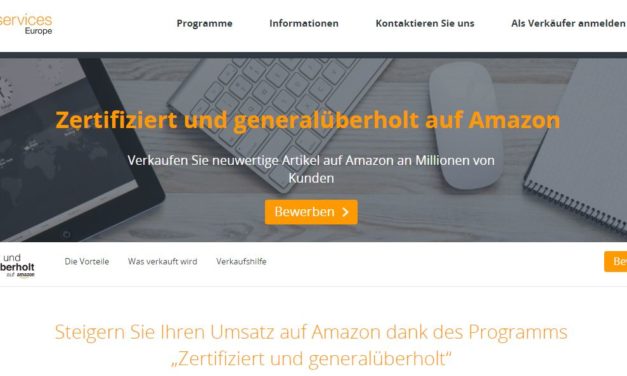 Amazons neues Programm: Zertifiziert und generalüberholt