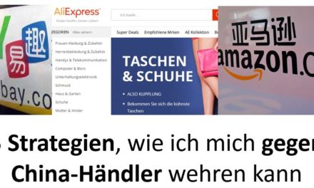 Problem China Händler: 5 Strategien wie ich mich gegen Konkurrenz aus Fernost wehren kann. [Vortrag]