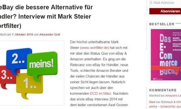 Kassenzone.de: Ist eBay die bessere Alternative für Händler? Interview mit Mark Steier