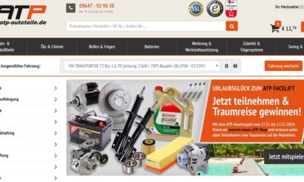 Pressemitteilung: ATP-Webshop in neuem Glanz atp-autoteile.de