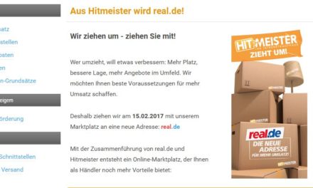 Hitmeister ist tot, es lebe real.de!