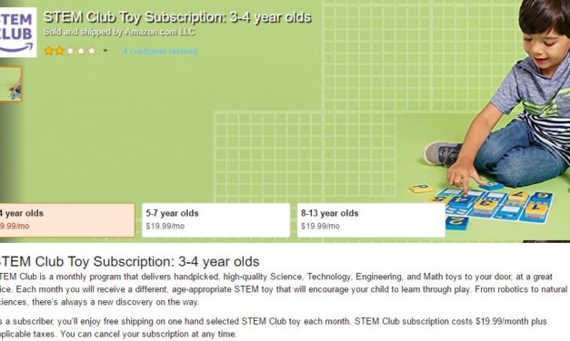 STEM Club: Amazon launcht Programm für pädagogisch wertvolles Spielzeug