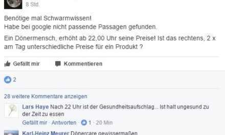 Nix mit eCommerce: Dynamic Pricing in der Dönerbude