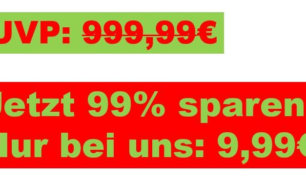 Aufgepasst: So gefährlich sind Streichpreise wirklich