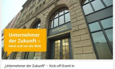 „Unternehmer der Zukunft“ – Kick-off-Event in Berlin