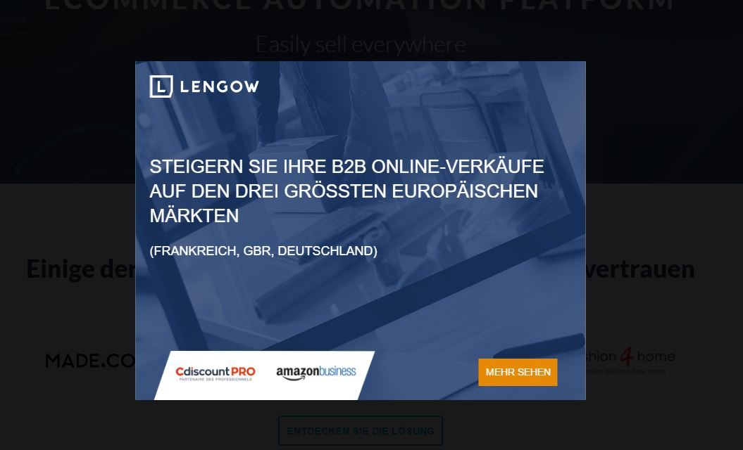 Pressemitteilung: Lengow startet auf dem B2B Markt mit Amazon Business und CdiscountPro