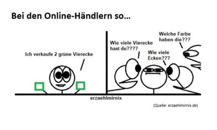 Händler-Alltag in 2 Bildern erklärt..