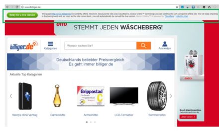 ZZb00t: erfolgreiche DDoS-Attacke auf billiger.de trotz Cloudflare