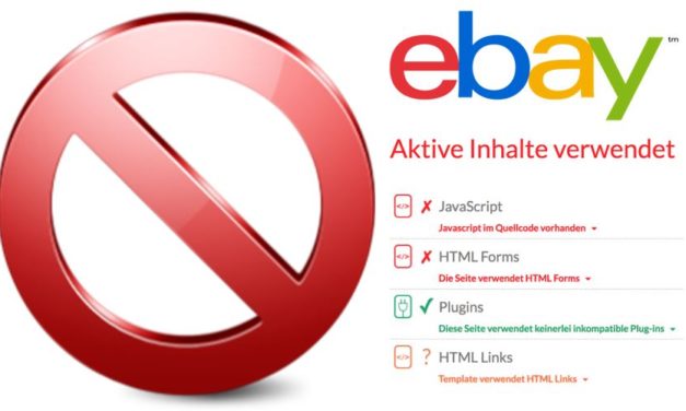 Reminder: eBay – aktive Inhalte & mobile Optimierung