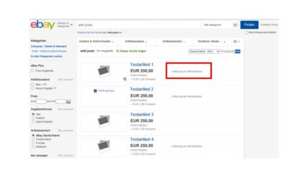 News: eBay bietet ab sofort Lieferung an DHL Abholorte