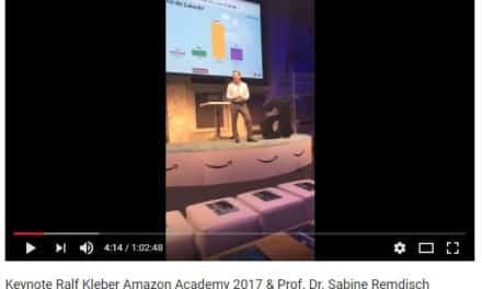 Keynote Ralf Kleber Amazon Academy 2017 & Prof. Dr. Sabine Remdisch