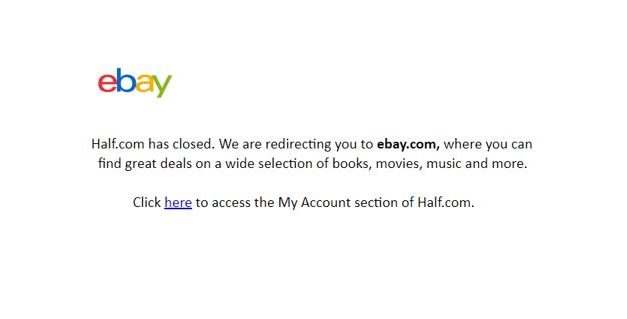 eBay schließt den Marktplatz half.com