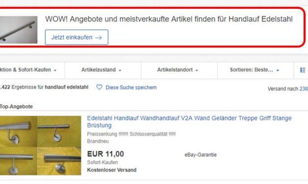 Begeht eBay regelmäßig Urheberrechtsverstöße?