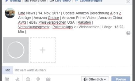 Late News | 14. Nov. 2017 | Update Amazon Berechnung A bis Z Anträge | Amazon Choice