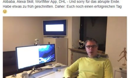 Morning News Beta 0.0: Amazon, Bitcoin, UDZ2, Spredshirt, OMR Briefing, Alibaba, Alexa Skill, Wortfilter App, DHL