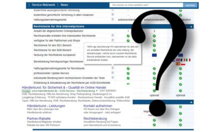 Entzieht sich der Händlerbund der Haftung für seine Rechtstexte?