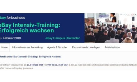 ebay for business: eBay Intensiv-Training: Erfolgreich wachsen