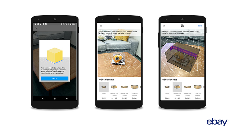 eBay erweitert App um AR Feature in den USA