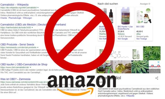 Amazon Verbot: CBD Produkte