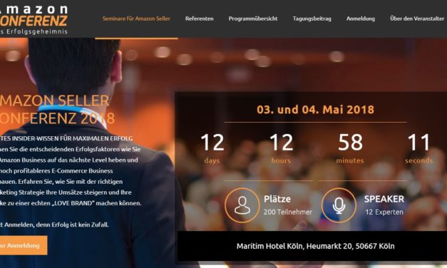 Ich mach mal Werbung:  Amazon Seller Konferenz in Köln am 3. & 4. Mai