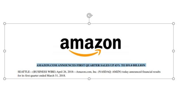 Bäähhhmmm: Amazon steigert den Umsatz um 43% auf 51 Mrd. US$ im Q1/18