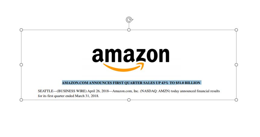 Bäähhhmmm: Amazon steigert den Umsatz um 43% auf 51 Mrd. US$ im Q1/18