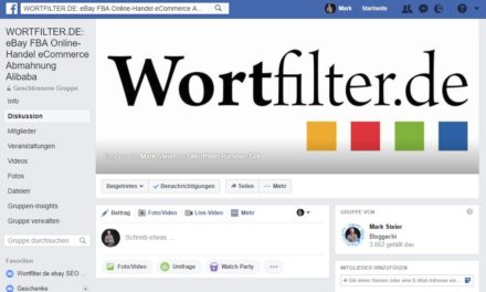 Da war einiges los letzten Monat: Wortfilter Facebook Gruppen Insights