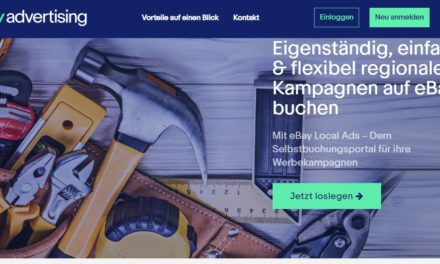 Ab gestern jetzt auch in De verfügbar: eBay Local Services Ads