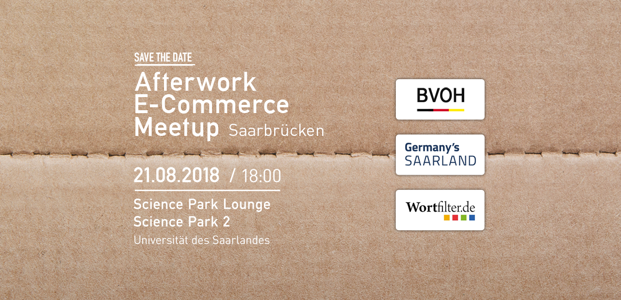 21. August: Afterwork E-Commerce Meetup in Saarbrücken