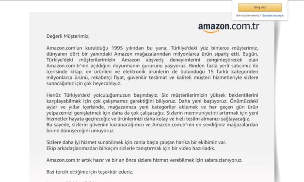Amazon Türkei:  Nun ist Amazon in der Türkei gestartet