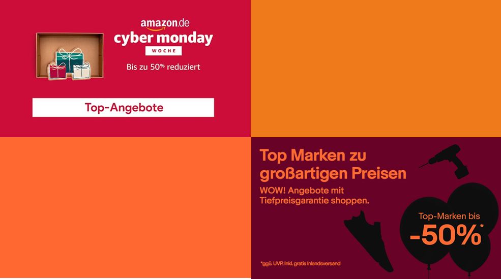 Cyber Week: Nur Verarsche bei Amazon und eBay [Werbung]