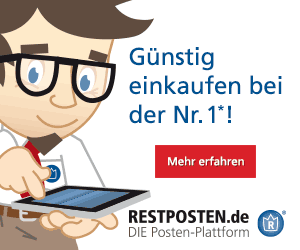 Anzeige restposten.de in Koorperation mit Wortfilter für Online Händler