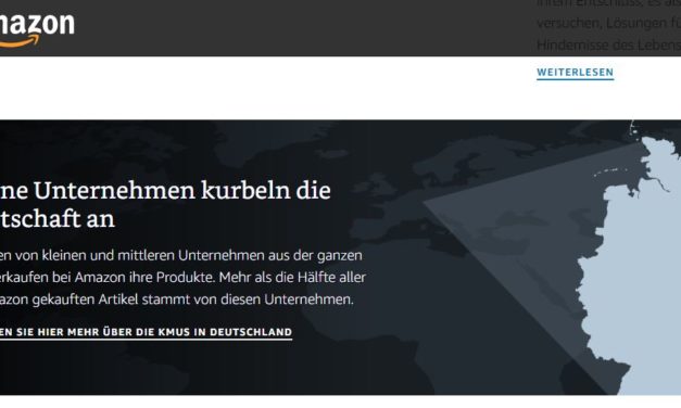 Amazon auf Kuschelkurs mit den KMU