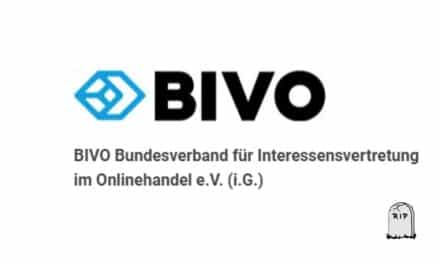 Der BIVO Bundesverband für Interessensvertretung im Onlinehandel e. V. (i. G.) ist gefloppt