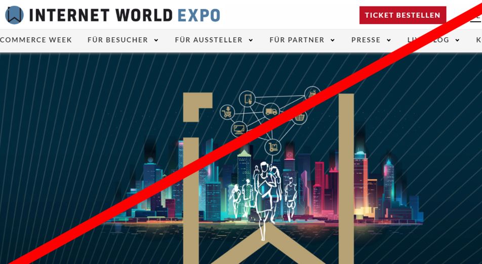 Die Internetworld EXPO 2020 fällt aus!