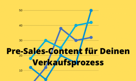 Pre-Sales-Content für Deinen Verkaufsprozess