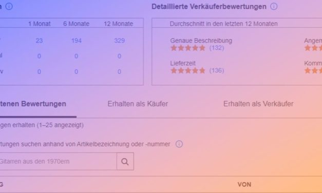 eBay & die Bewertungen – Muss das so?