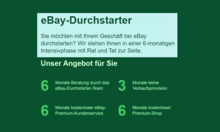 eBay setzt Hilfeprogramm für den Handel fort