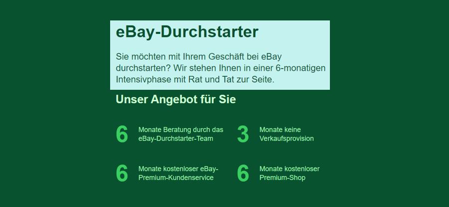 eBay setzt Hilfeprogramm für den Handel fort