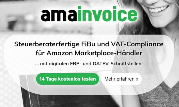 Amainvoice – Die steuerberaterfertige Finanzbuchhaltung für Amazon Seller [Werbung]