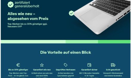 Pünktlich zum Seller Update: ›zertifiziert generalüberholt‹ gelauncht