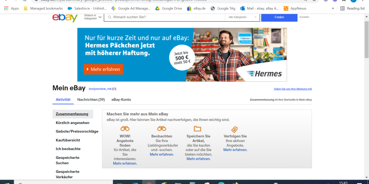 Hermes startet mit eBay Ads gezielte Awareness-Kampagne für exklusives Versandangebot bei eBay.de