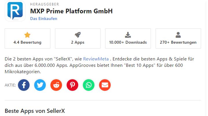 SellerX Übernahme von ReviewMeta