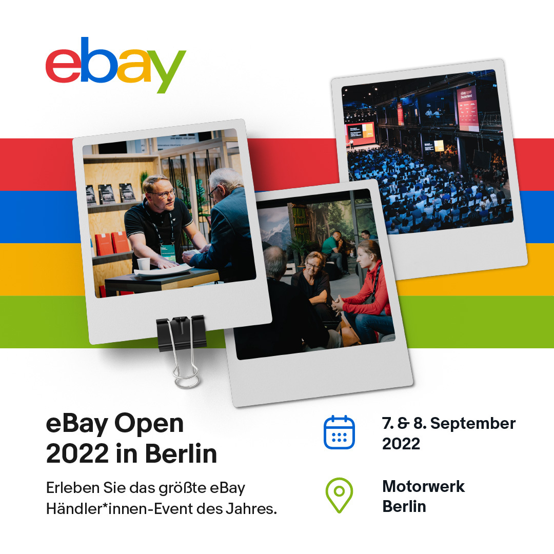 Anzeige eBay Open 2022 in Berlin