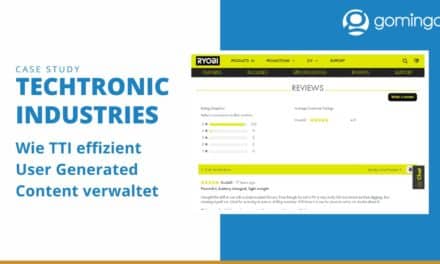 Einblicke ins Review Management: Techtronic Industries (TTI) entscheidet sich für gominga